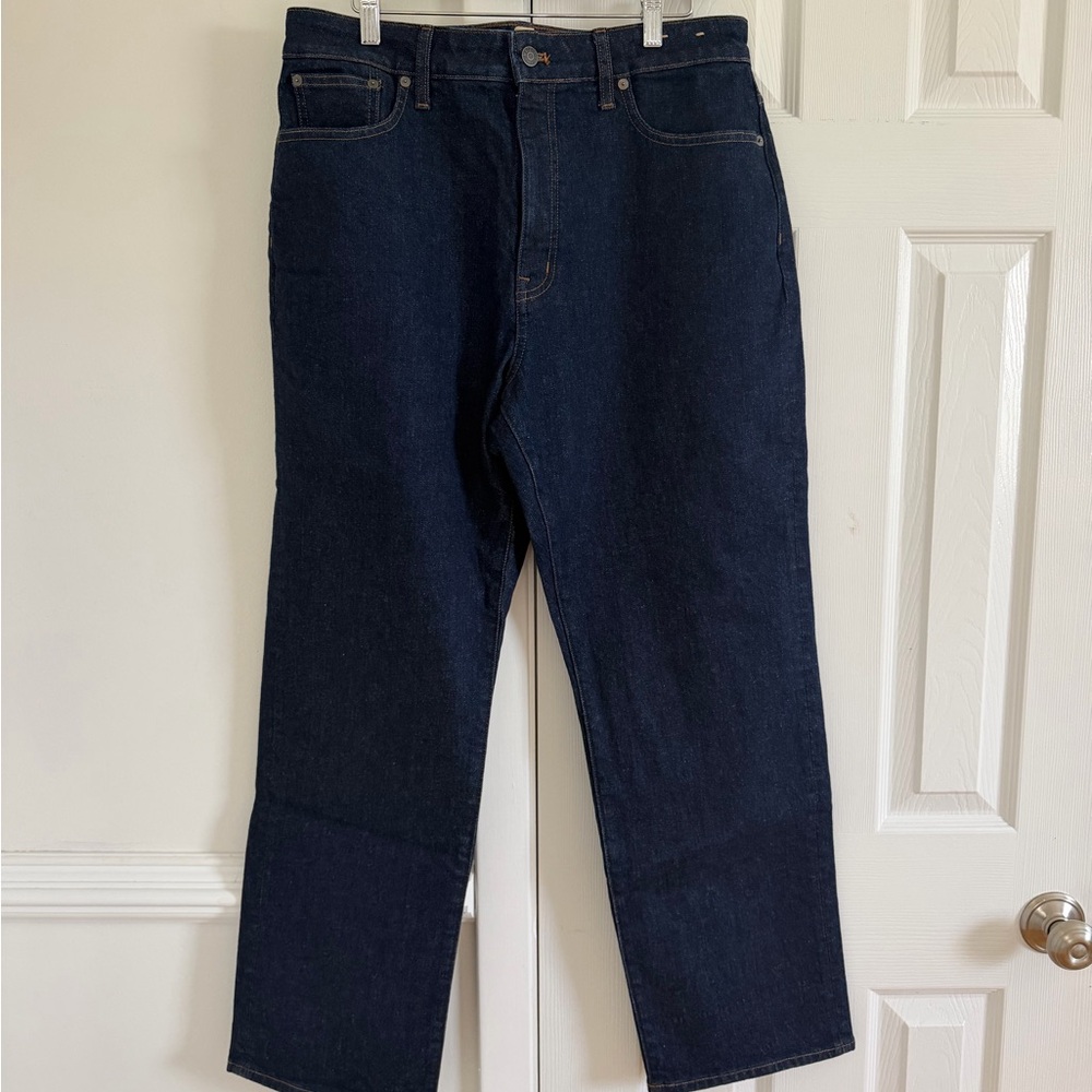 NWT Madewell The Curvy '90s Straight Jean Dark Wash 31 - Picture 3 of 9